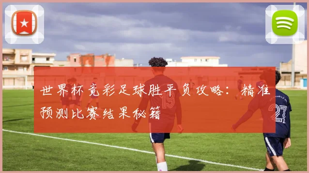 世界杯竟彩足球胜平负攻略：精准预测比赛结果秘籍