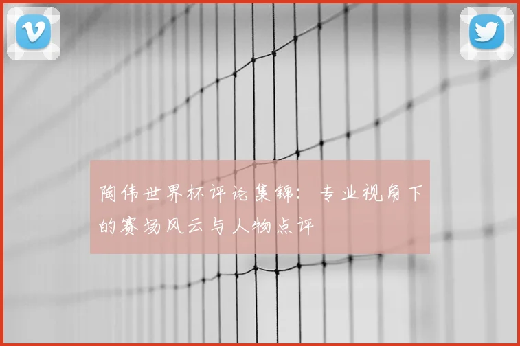 陶伟世界杯评论集锦:专业视角下的赛场风云与人物点评
